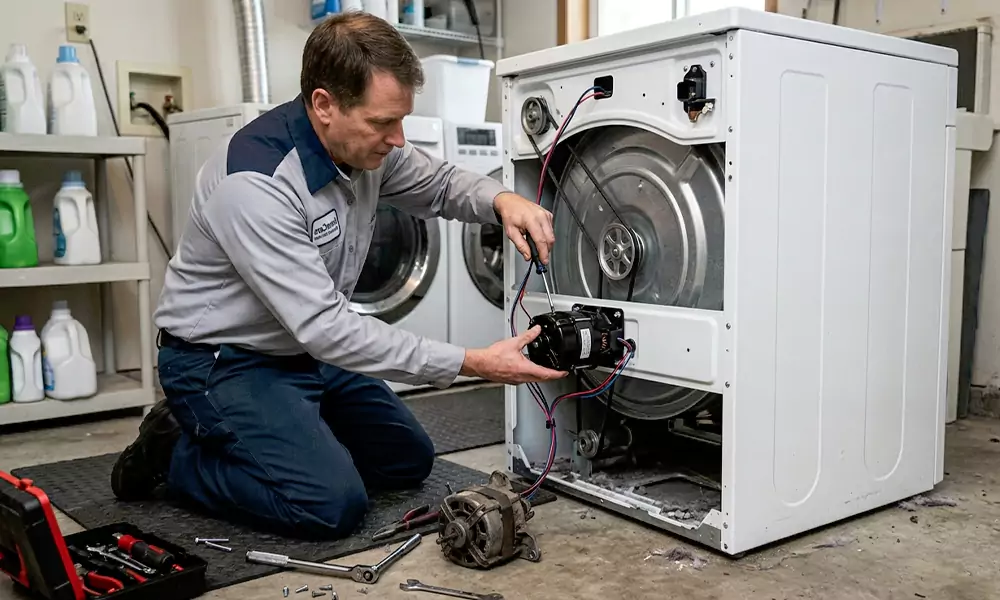 Dryer Motor Replacement in Huntersville, NC