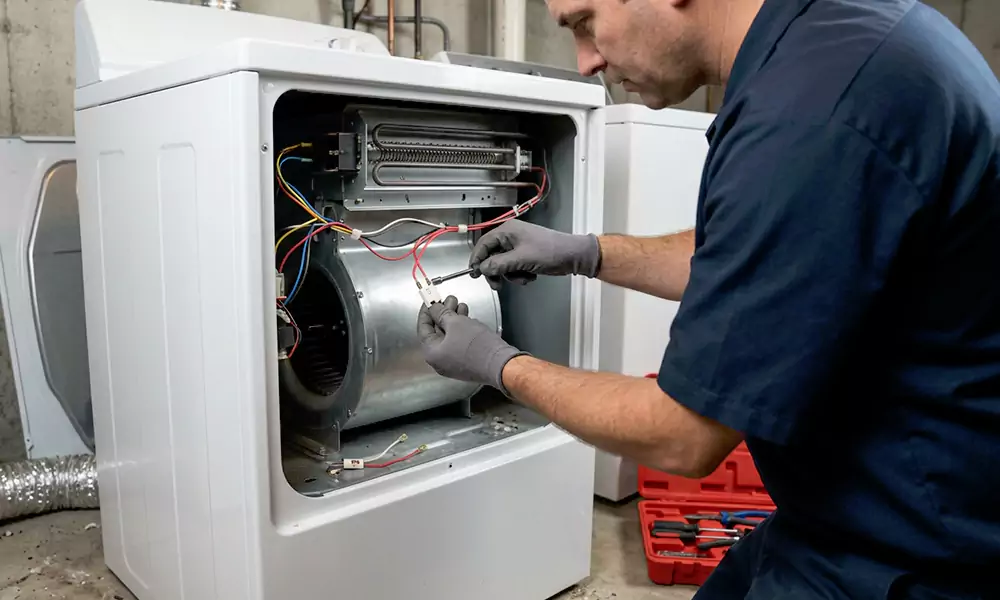 Dryer Thermal Fuse Replacement in Huntersville, NC