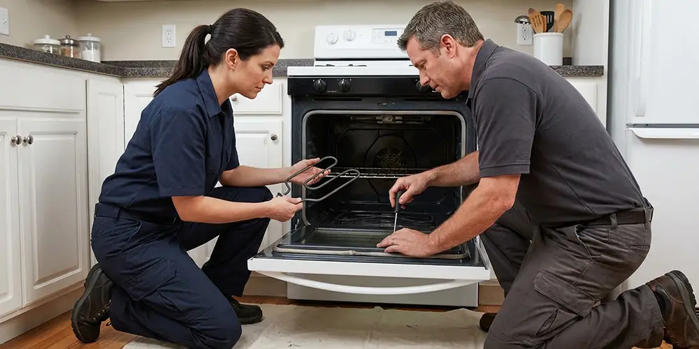 Oven Heating Element Replacement in Huntersville, NC