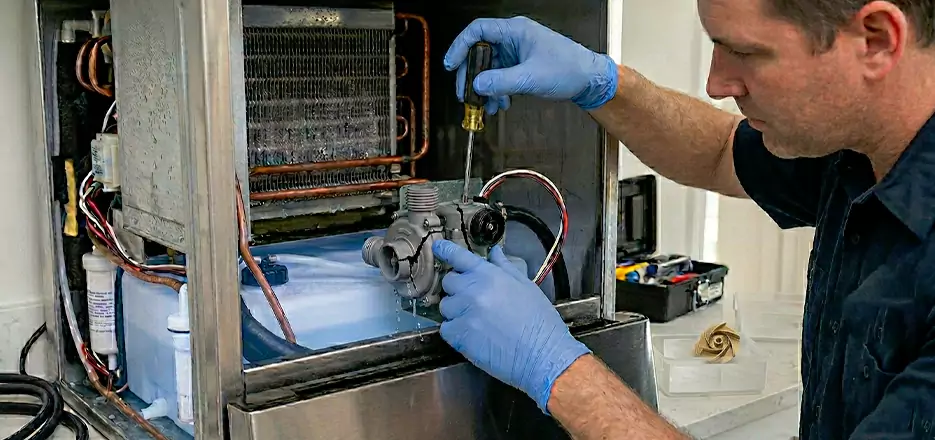 Commercial Ice Maker Water Pump Repair in Huntersville