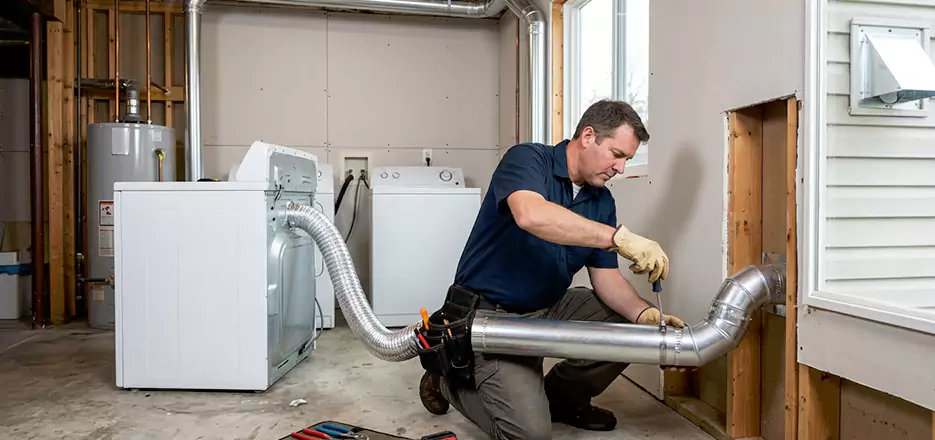 Recessed Dryer Vent Installation Huntersville