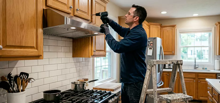 Wood Range Hood Installation Huntersville
