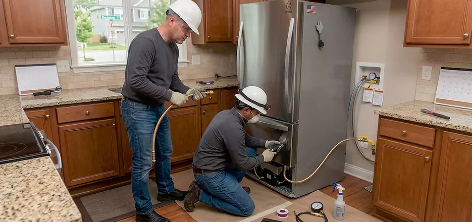 Propane Refrigerator Installation in Huntersville